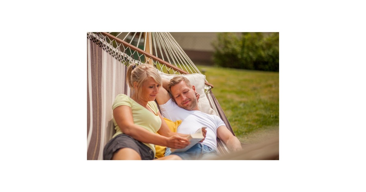 Amazonas Palacio Café AZ-1062200, Hängematte(braun, Mit Spreizstäben)