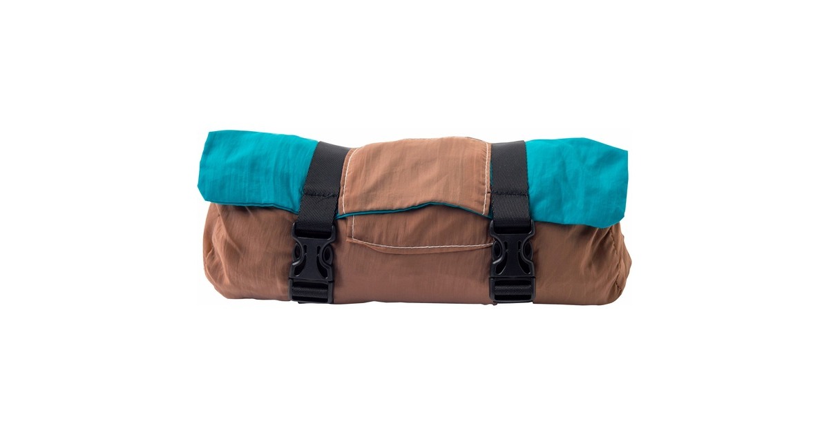 Amazonas Silk Traveller XL Mountain AZ-1030186, Camping-Hängematte(braun/türkis)