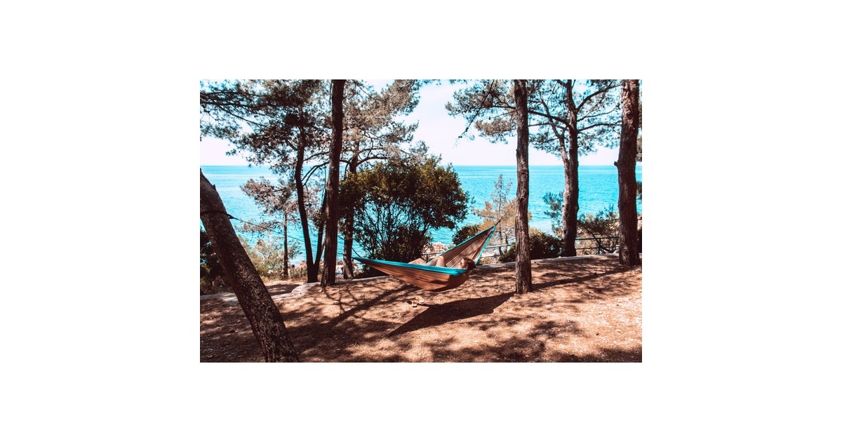 Amazonas Silk Traveller XL Mountain AZ-1030186, Camping-Hängematte(braun/türkis)