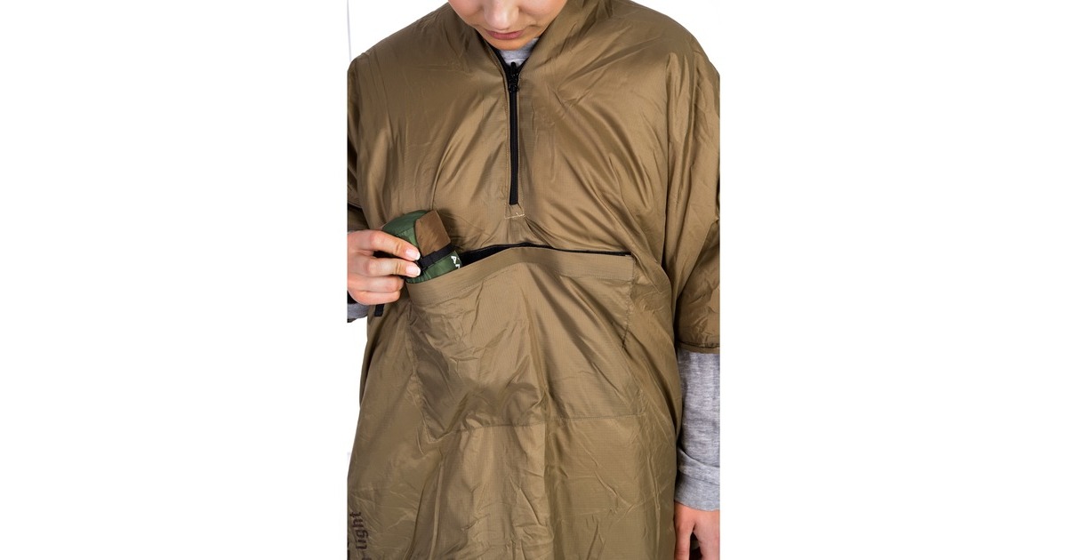 Amazonas Underquilt-Poncho AZ-1030196, Camping-Hängematte(braun)