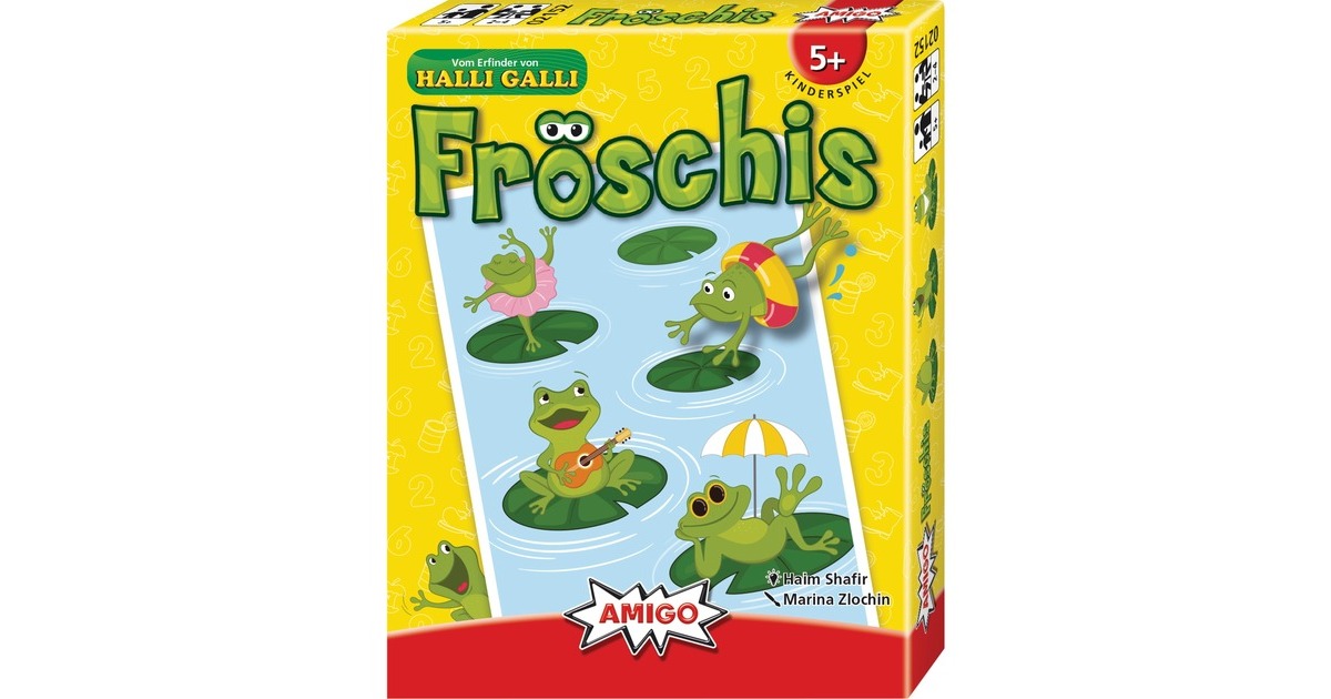 Amigo Fröschis, Kartenspiel