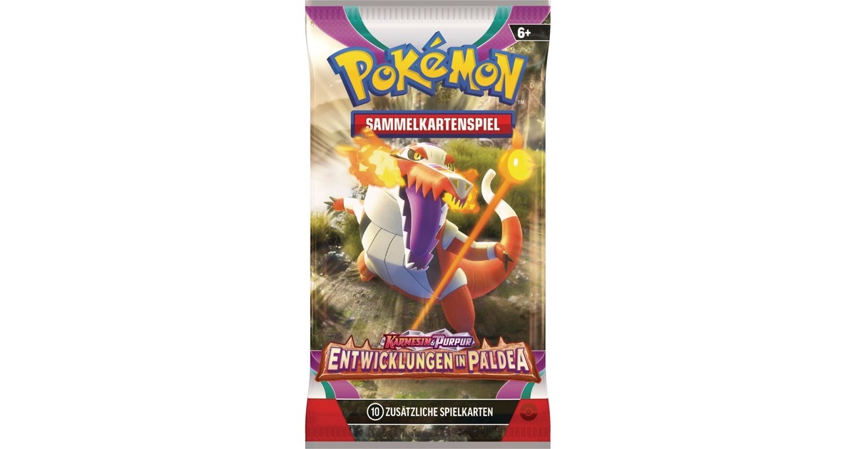 Amigo Pokémon-TCG: Karmesin & Purpur - Entwicklungen in Paldea Booster Display, Sammelkarten