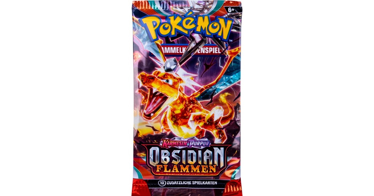 Amigo Pokémon-TCG: Karmesin & Purpur - Obsidian Flammen Booster Display, Sammelkarten