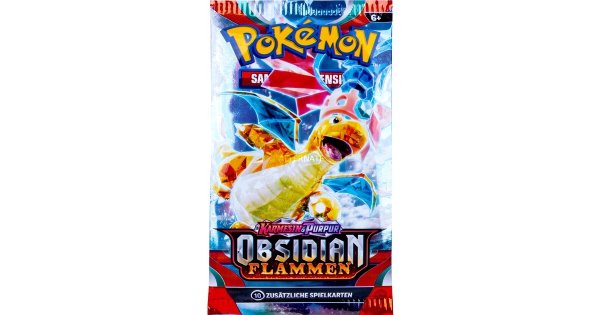 Amigo Pokémon-TCG: Karmesin & Purpur - Obsidian Flammen Booster Display, Sammelkarten