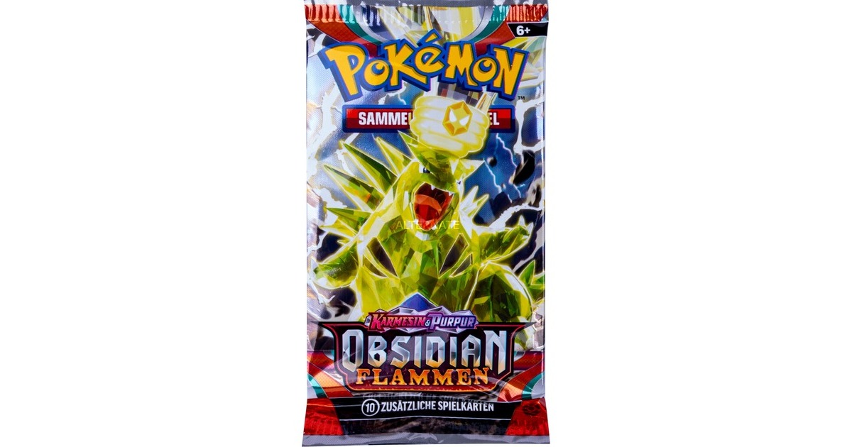 Amigo Pokémon-TCG: Karmesin & Purpur - Obsidian Flammen Booster Display, Sammelkarten