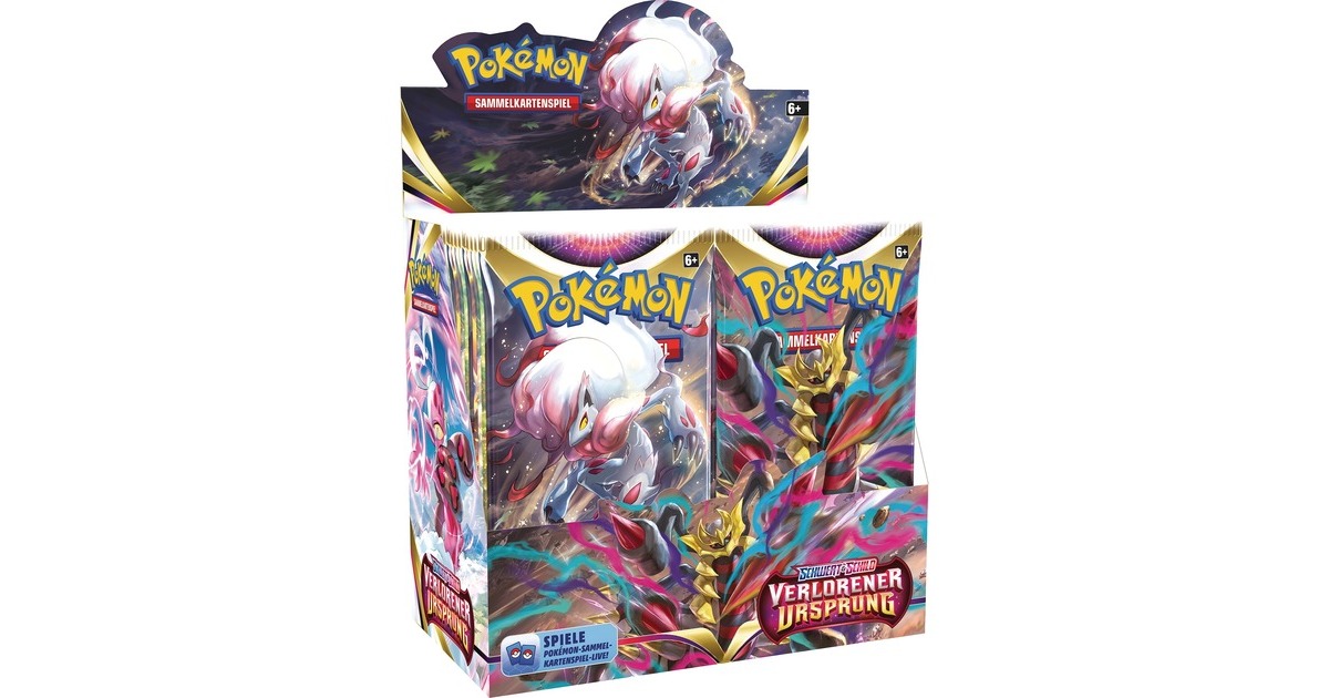 Amigo Pokémon-TCG: Schwert & Schild - Verlorener Ursprung - Booster Display, Sammelkarten Amigo Pokémon-TCG: Schwert & Schild - Verlorener Ursprung - Booster Display, Sammelkarten