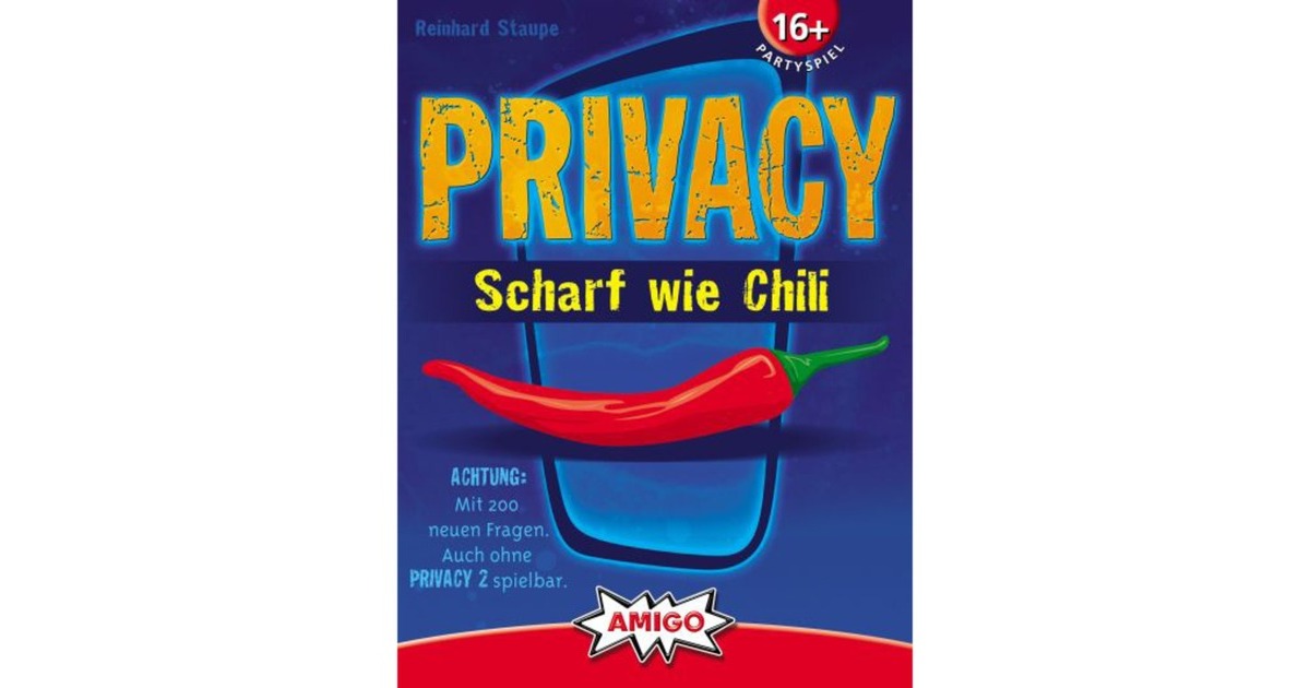 Amigo Privacy - Scharf wie Chilli, Partyspiel