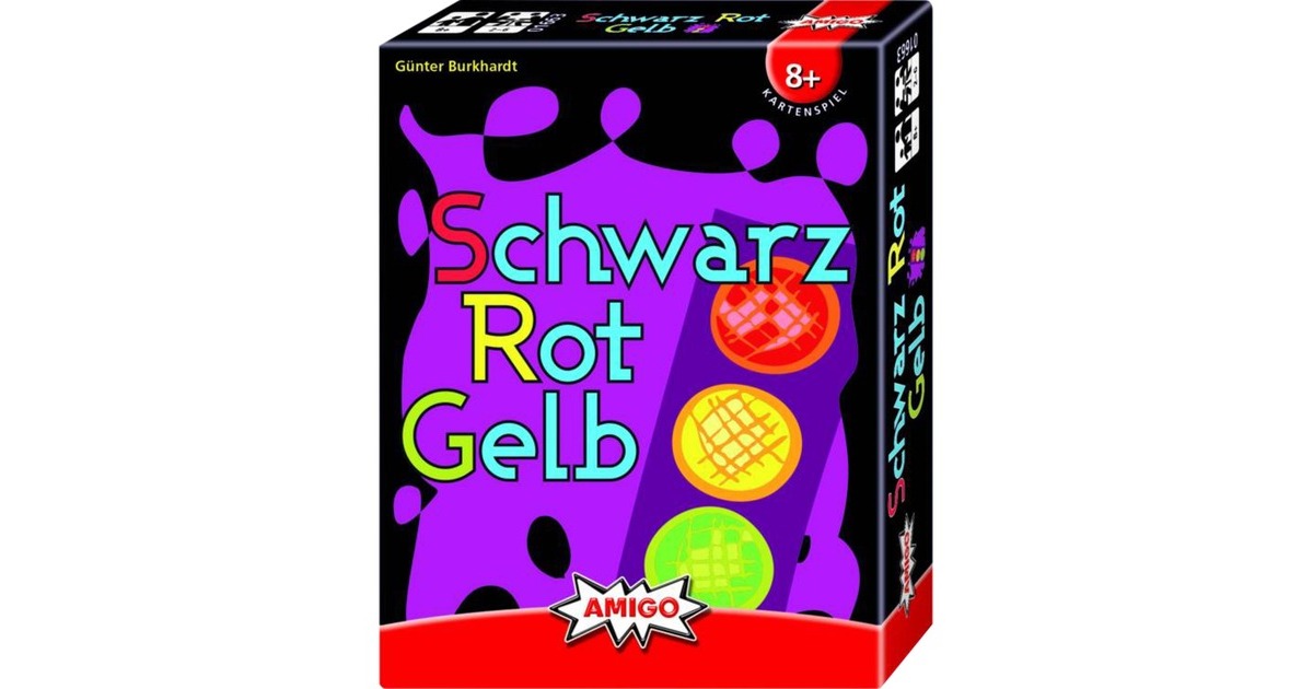 Amigo Schwarz Rot Gelb Refresh, Kartenspiel
