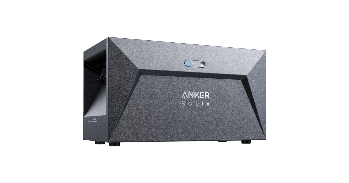 Anker SOLIX Solarbank E1600, 0% MWST, Powerstation(grau, 800 Watt, 1.600 Wh)