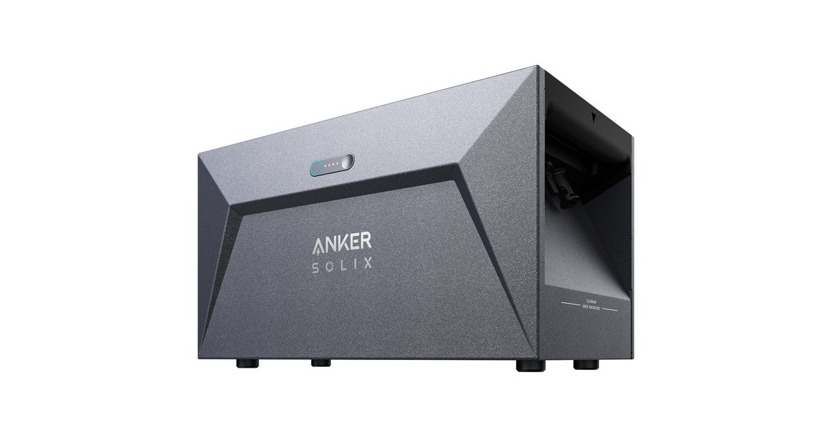 Anker SOLIX Solarbank E1600, 0% MWST, Powerstation(grau, 800 Watt, 1.600 Wh)