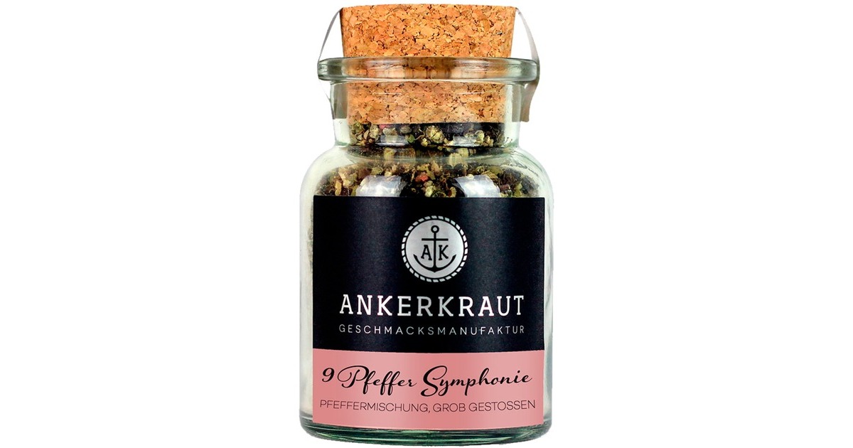Ankerkraut 9-Pfeffer-Symphonie, Gewürz(70 g, Korkenglas)
