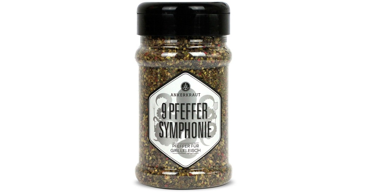 Ankerkraut 9-Pfeffer-Symphonie, Gewürz(160 g, Streudose)