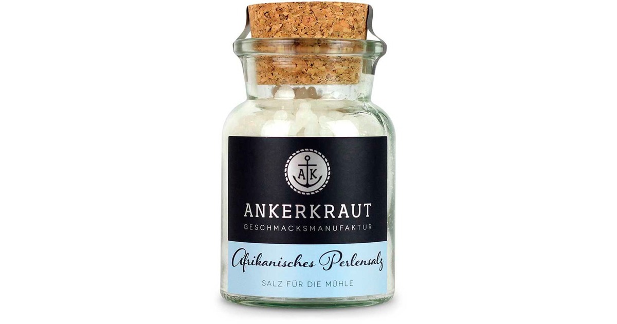Ankerkraut Afrikanisches Perlensalz, Gewürz(ganz, 170 g, Korkenglas)