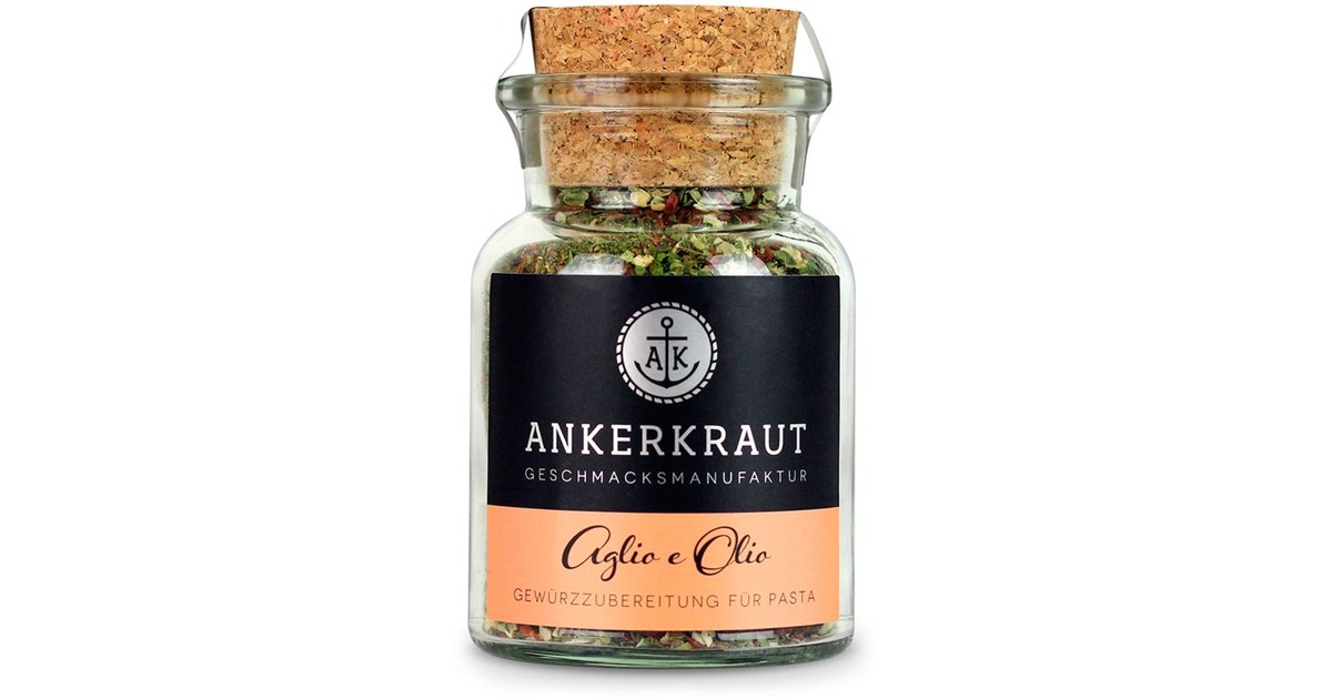 Ankerkraut Aglio e Olio, Gewürz(50 g, Korkenglas)