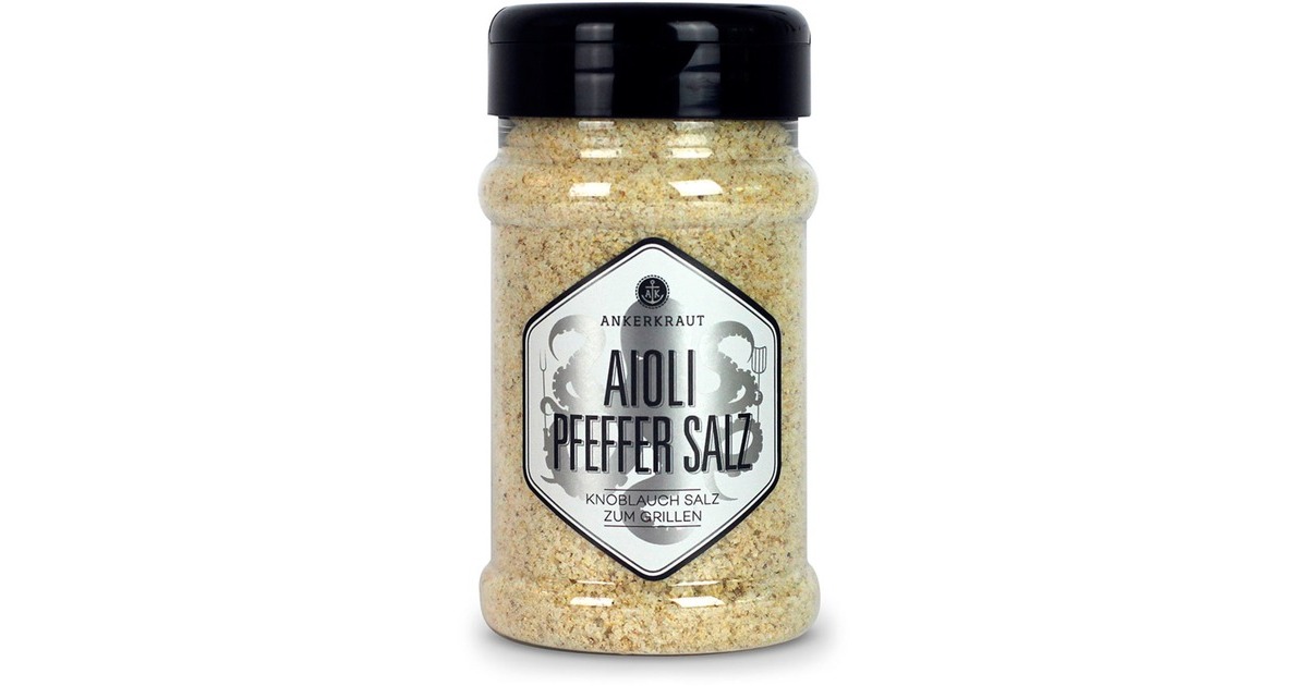 Ankerkraut Aioli-Pfeffer Salz , Gewürz(310 g, Streudose)