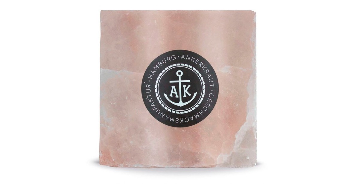 Ankerkraut BBQ Salzblock groß, Grillsalzstein(rosa, 20 x 20 x 2,5cm) Ankerkraut BBQ Salzblock groß, Grillsalzstein(rosa, 20 x 20 x 2,5cm)