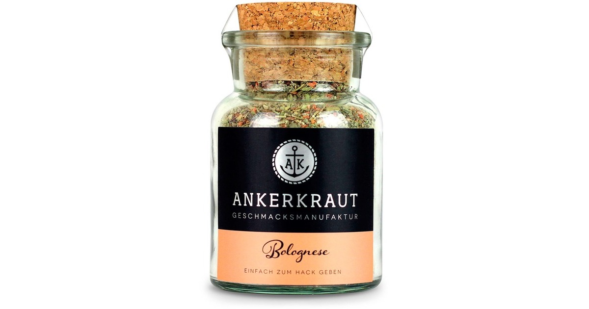 Ankerkraut Bolognese Gewürz(100 g, Korkenglas)