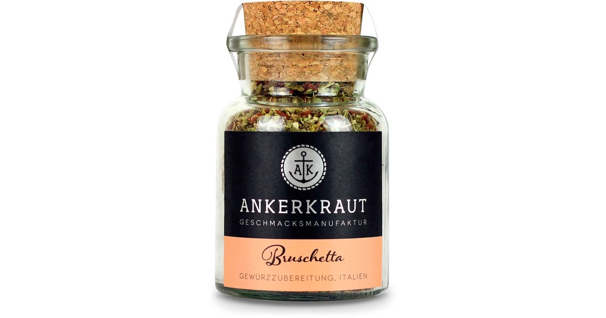 Ankerkraut Bruschetta, Gewürz(55 g, Korkenglas)