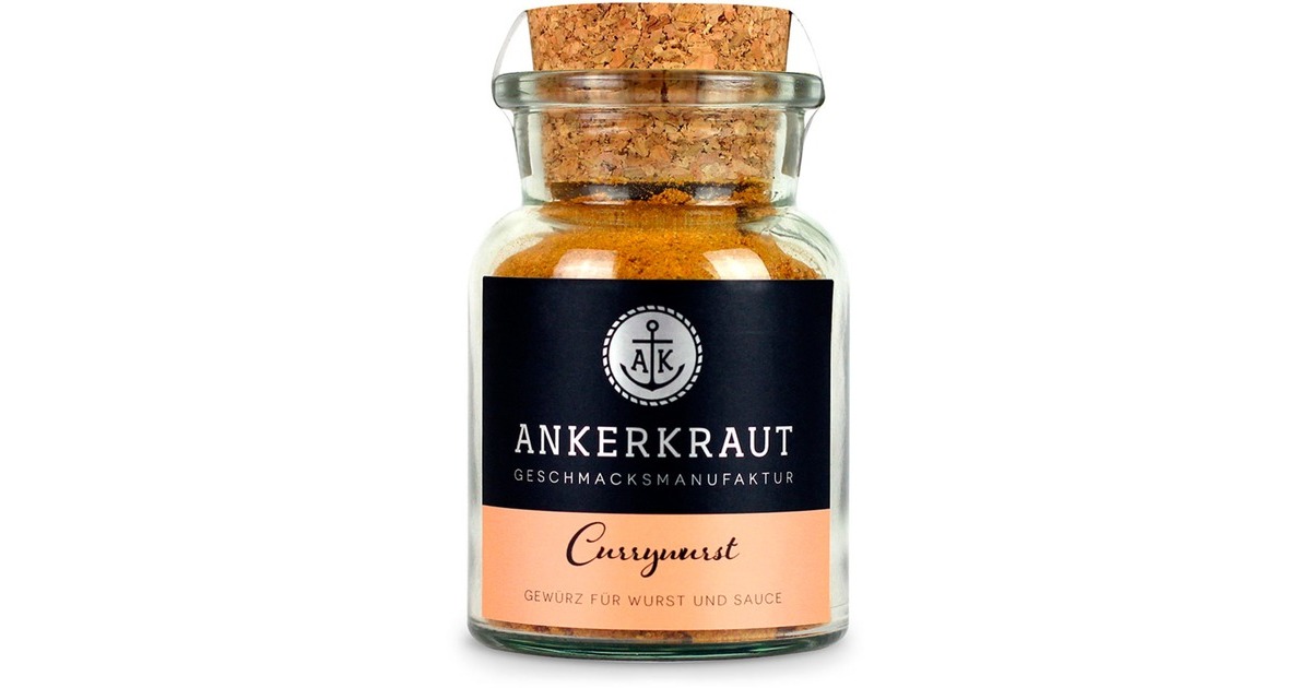 Ankerkraut Currywurst, Gewürz(90 g, Korkenglas)