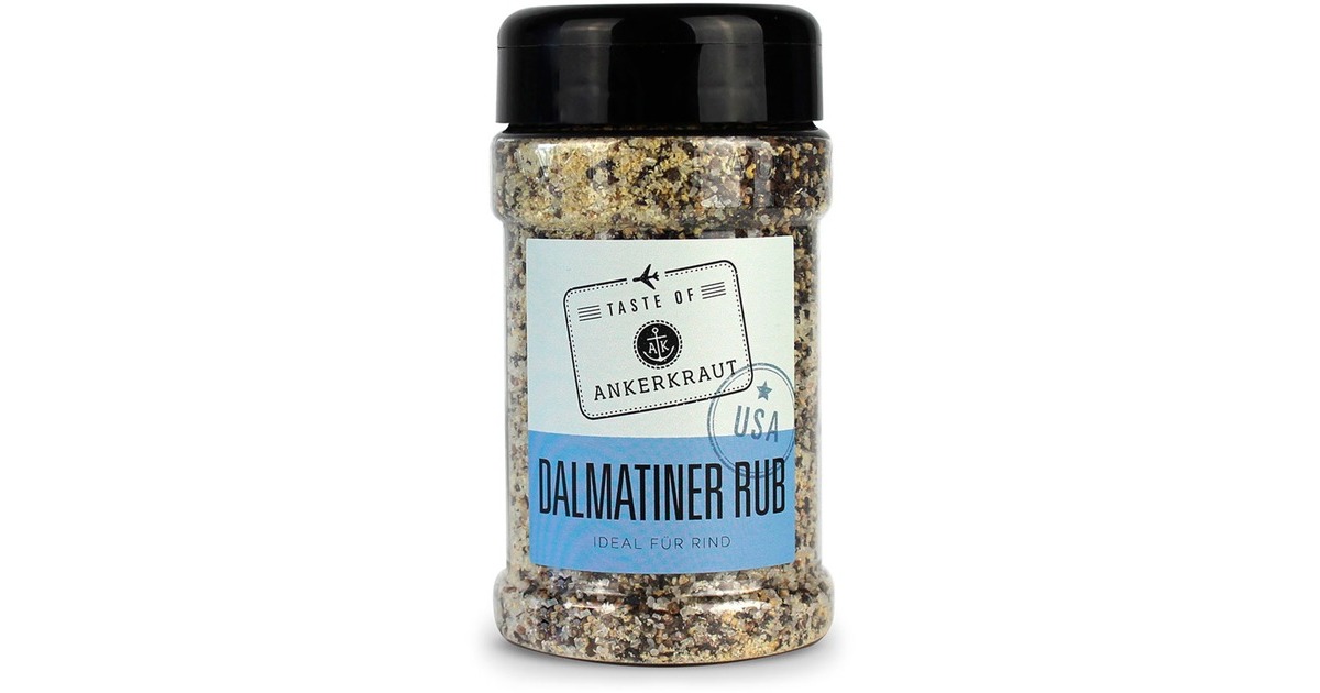 Ankerkraut Dalmatiner Rub (USA), Gewürz(270 g, Streudose)