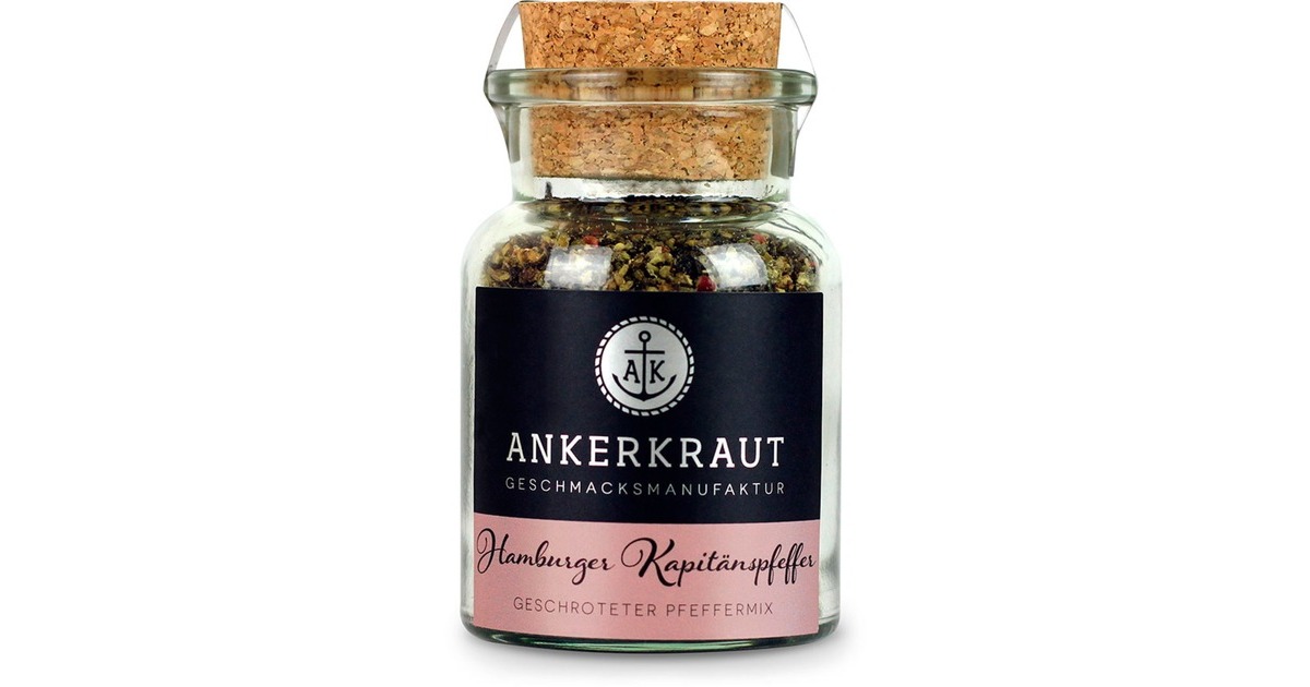 Ankerkraut Hamburger Kapitänspfeffer, Gewürz(gemahlen, 75 g, Korkenglas)