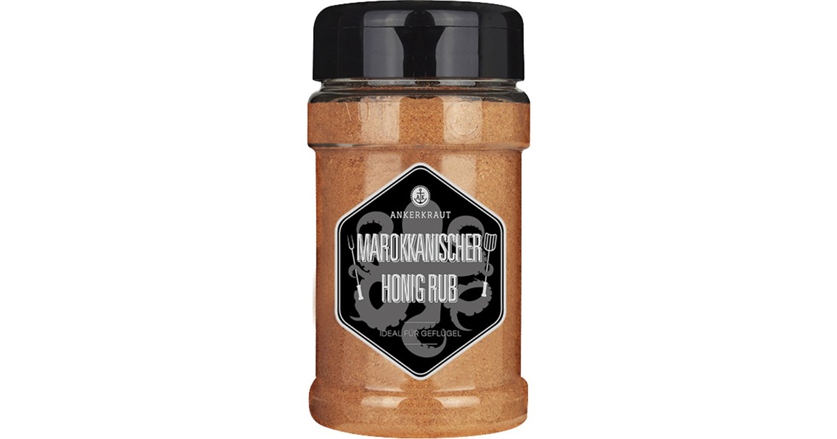 Ankerkraut Marokkanischer Honig Rub, Gewürz(200 g, Streudose)