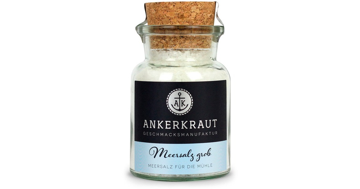 Ankerkraut Meersalz, Gewürz(grob, 170 g, Korkenglas)