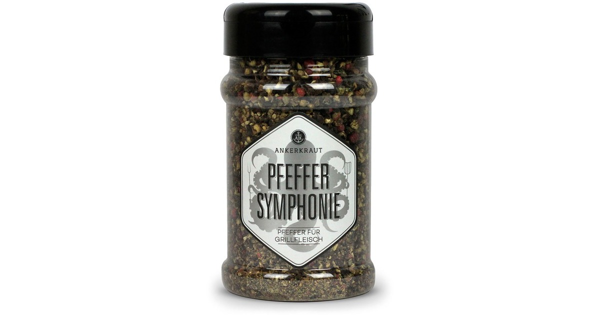 Ankerkraut Pfeffer Symphonie, Gewürz(grob, 160 g, Streudose)