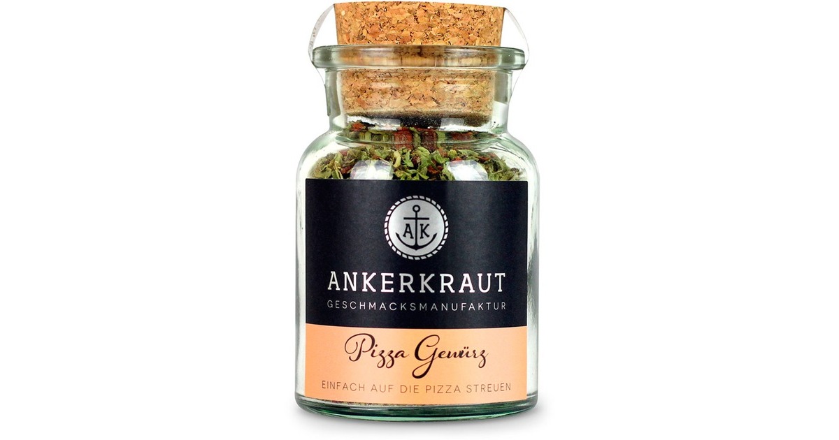 Ankerkraut Pizza Gewürz(45 g, Korkenglas)
