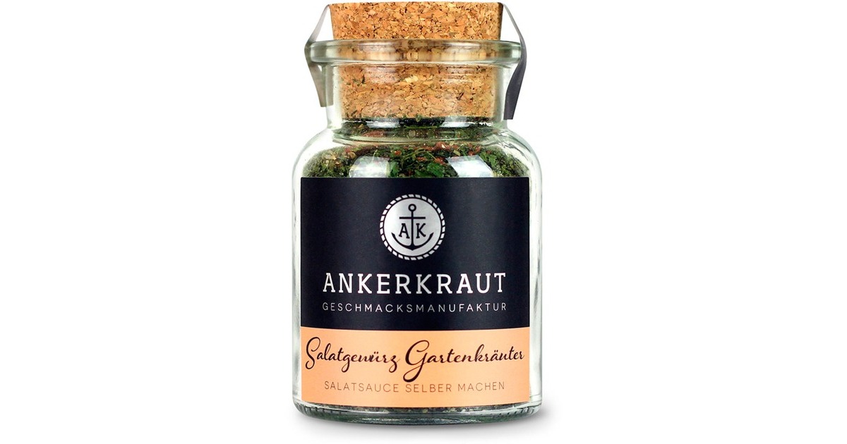 Ankerkraut Salatgewürz Gartenkräuter(75 g, Korkenglas)