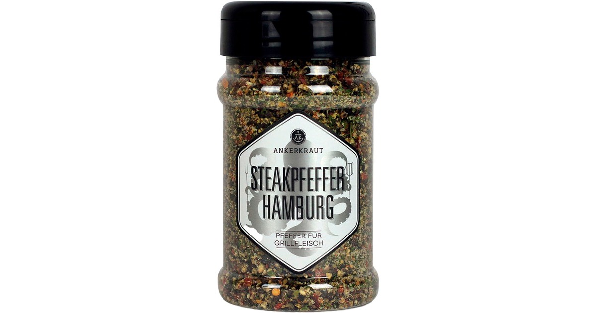 Ankerkraut Steakpfeffer Hamburg, Gewürz(170 g, Streudose)