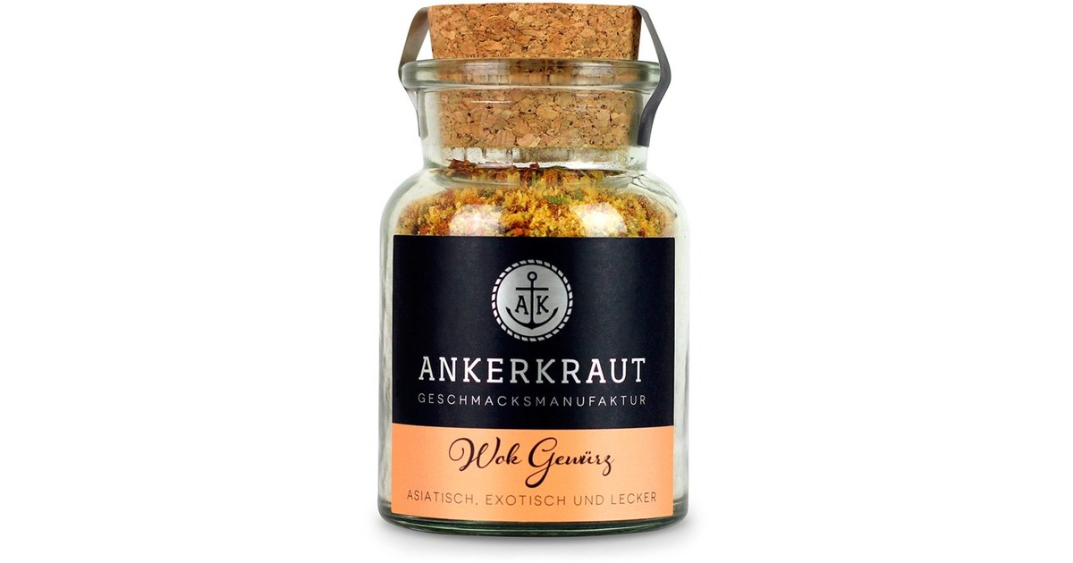 Ankerkraut Wok Gewürz(95 g, Korkenglas)