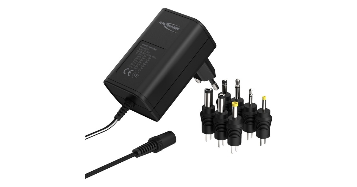 Ansmann APS 600, Netzteil(schwarz, Universal-Netzteil)