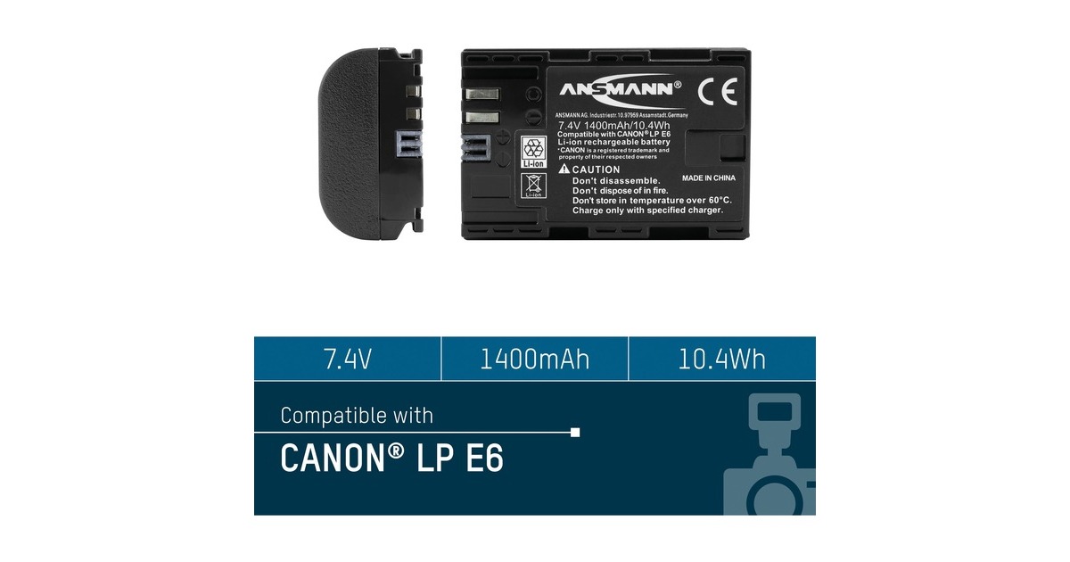 Ansmann A-Can LP-E6, Kamera-Akku