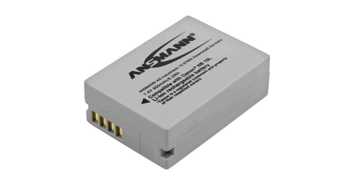 Ansmann A-Can NB 10 L, Kamera-Akku(entspricht Canon NB 10 L, Retail)