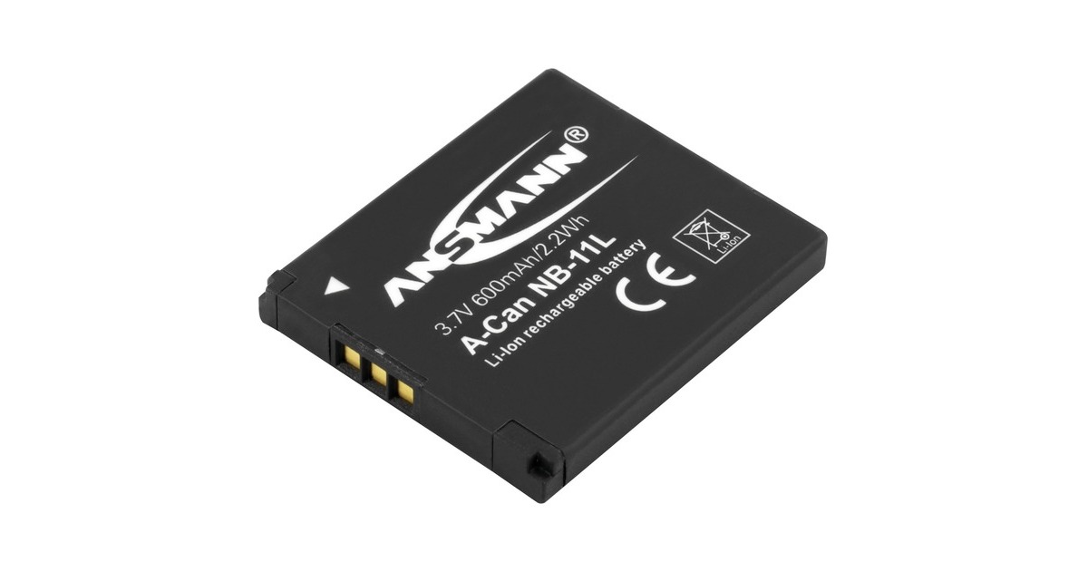 Ansmann A-Can NB 11 L, Kamera-Akku(baugleich mit Canon NB-11 L)