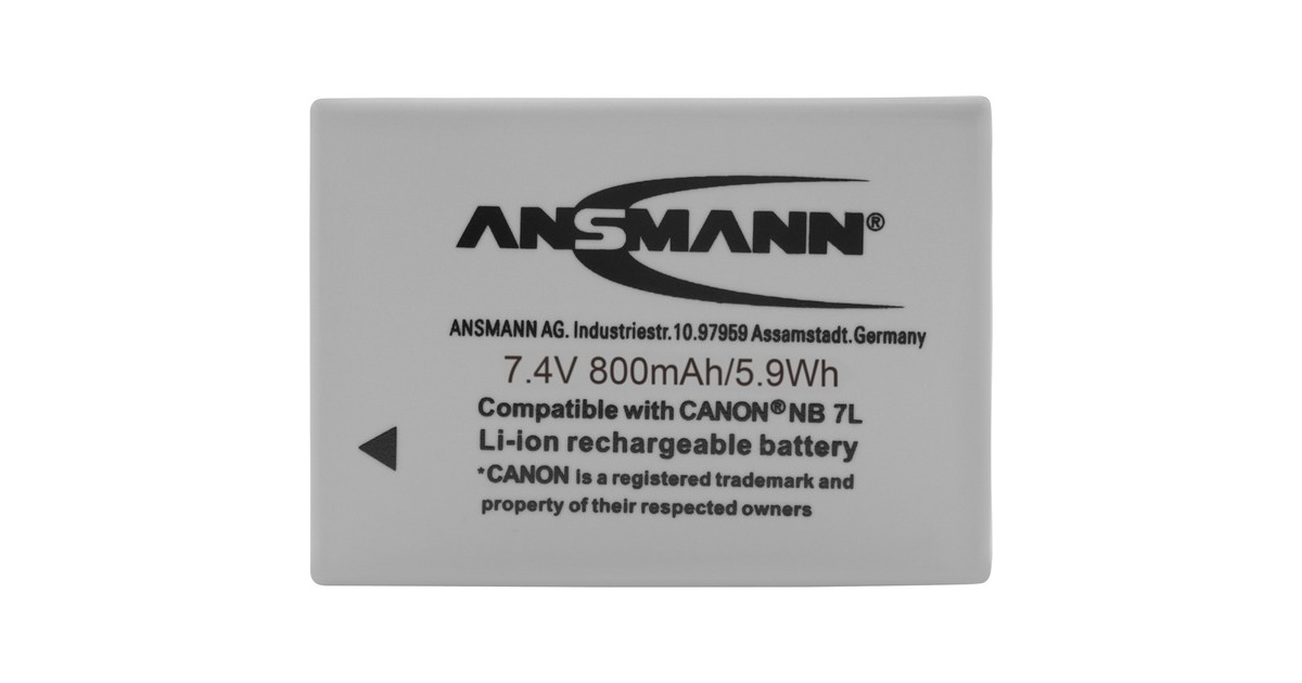 Ansmann A-Can NB 7 L, Kamera-Akku(entspricht Canon NB 7 L, Retail)