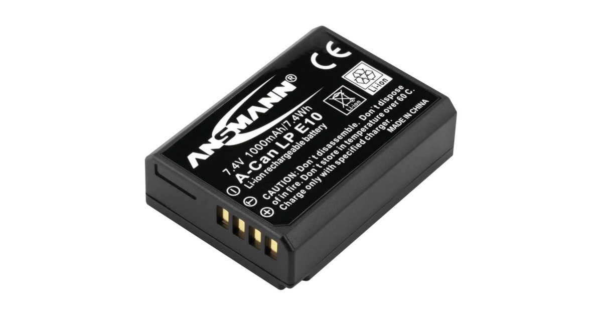 Ansmann A-Canon LP E10, Kamera-Akku