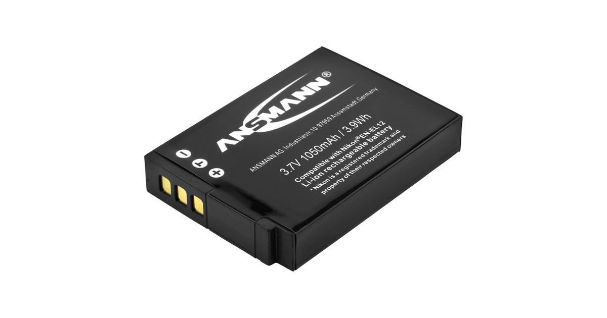 Ansmann A-Nik ENEL 12, Kamera-Akku(entspricht Nikon ENEL12)
