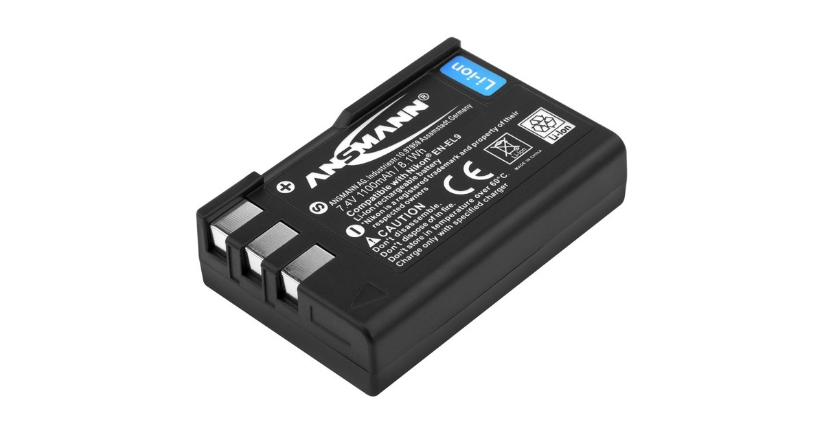 Ansmann A-Nik EN-EL9, Kamera-Akku