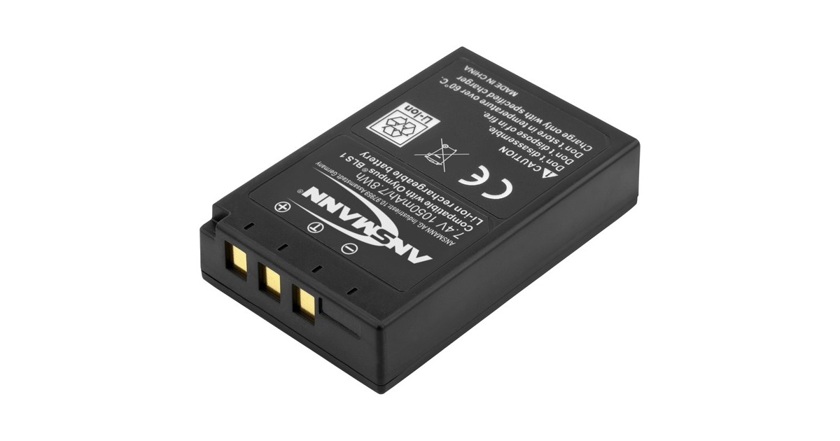 Ansmann A-Oly BLS-1, Kamera-Akku