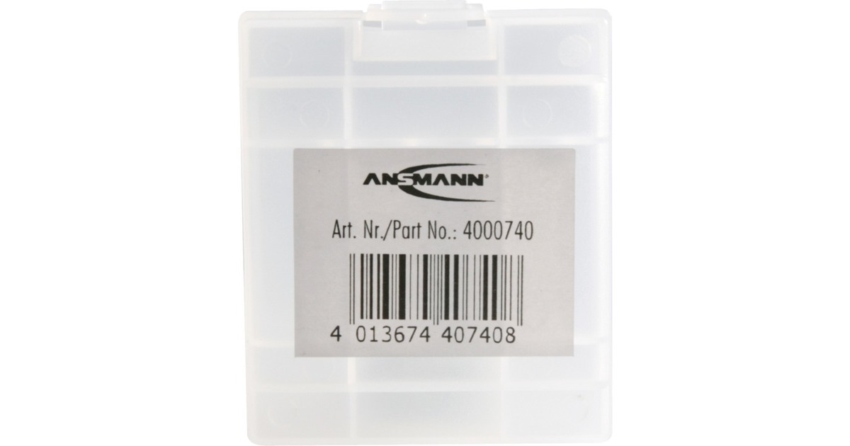 Ansmann Akku-Box 4(transparent)