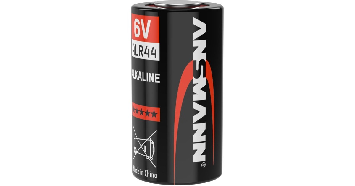 Ansmann Alkaline Knopfzelle 4LR44, Batterie