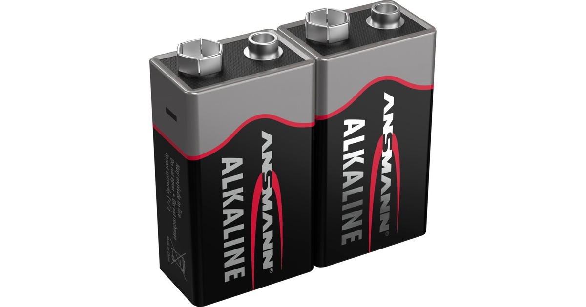 Ansmann Alkaline Red, Batterie(2 Stück, E-Block)