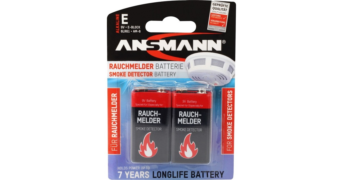 Ansmann Batterie für Rauchmelder(1515-0006)