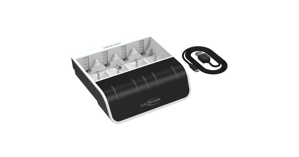 Ansmann Comfort Multi, Ladegerät(weiß/schwarz)