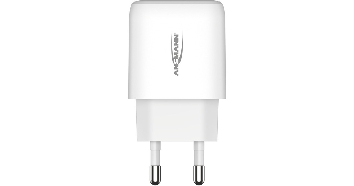 Ansmann Home Charger HC120PD, Ladegerät(weiß, kompatibel zu PowerDelivery, Multisafe-Technologie)