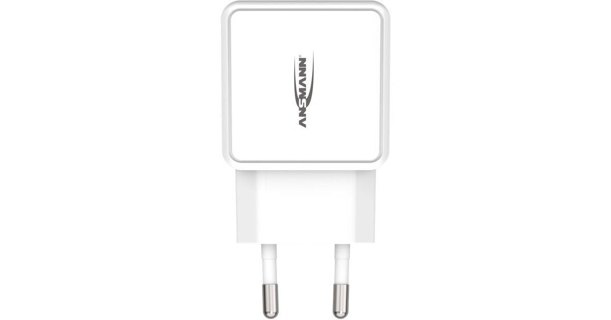 Ansmann Home Charger HC218PD, Ladegerät(weiß, Power Delivery & Quick Charge)