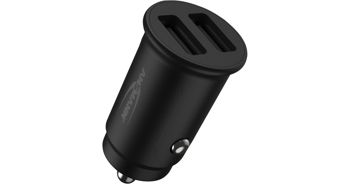 Ansmann In-Car-Charger CC212, Ladegerät(schwarz)
