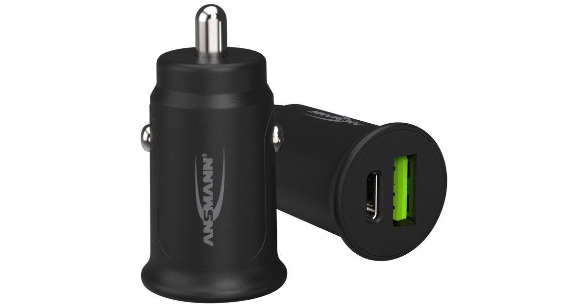 Ansmann In-Car-Charger CC230PD, Ladegerät(schwarz)